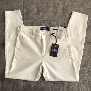 Women's Hollister White High Rise Jeans